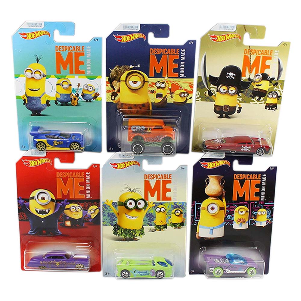 Buy Hot Wheels - Despicable ME Minions Car Set of 6 - Assorted