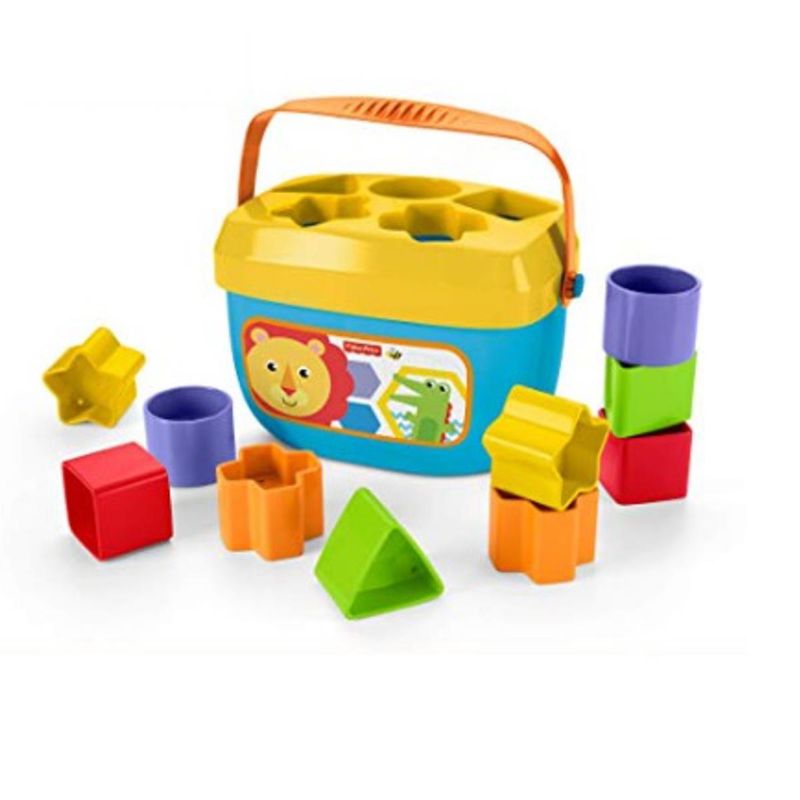 Fisher-Price Baby's First Sort And Stack Blocks- 10 Pcs
