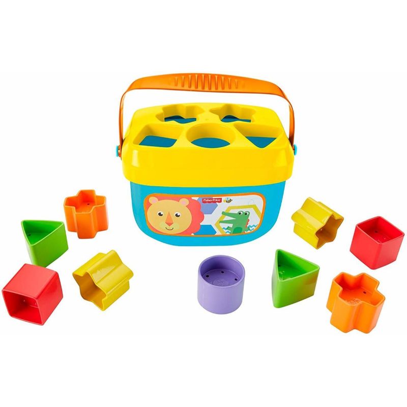 Fisher-Price Baby's First Sort And Stack Blocks- 10 Pcs