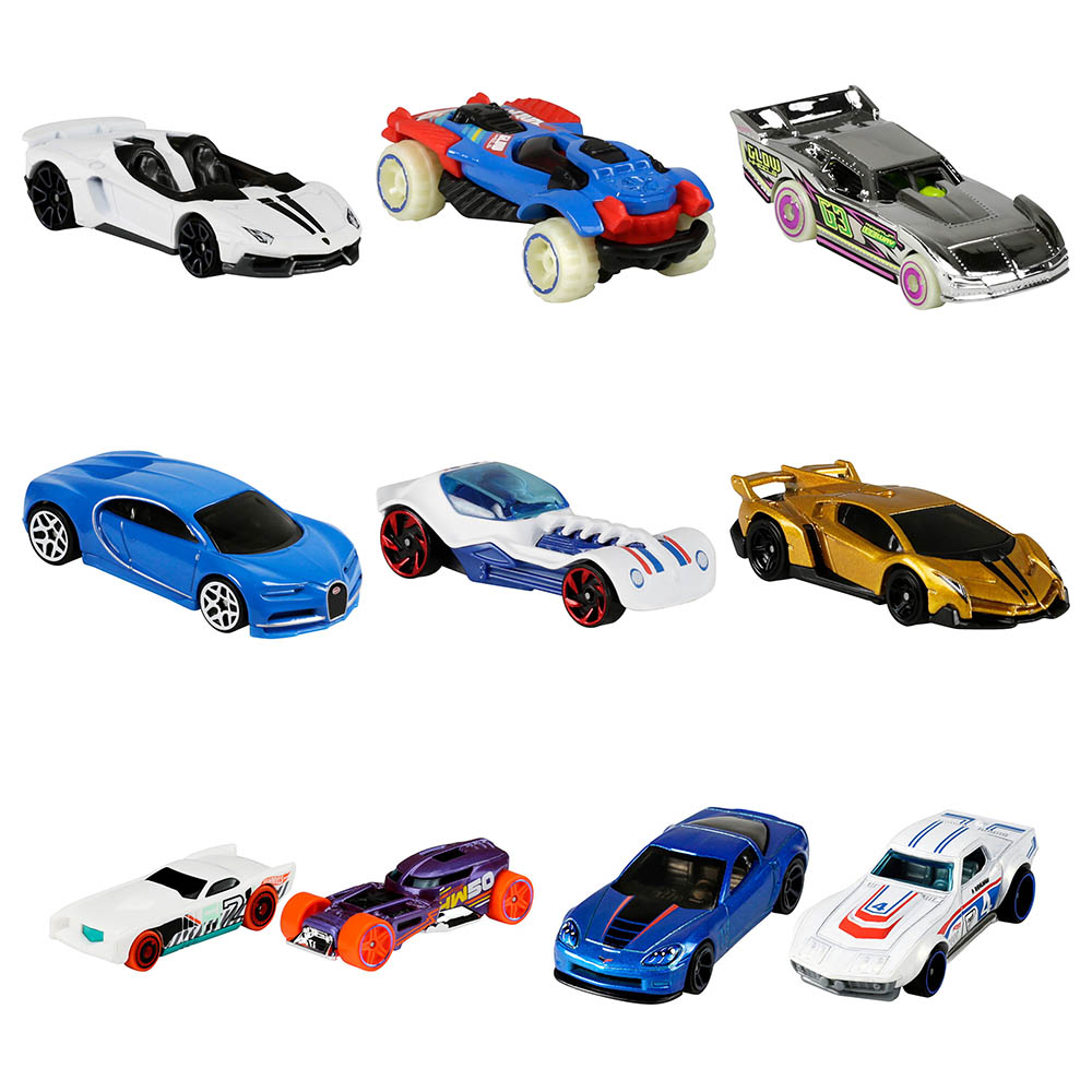Hot Wheels - 1/64 Set of 2 Toy Vehicles - Assorted