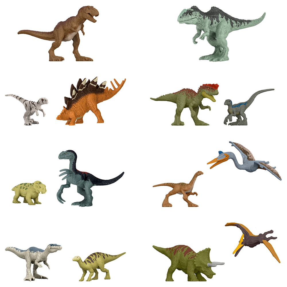 Jurassic World - Minis Authentic Dinosaur Figures - Assorted 1pc