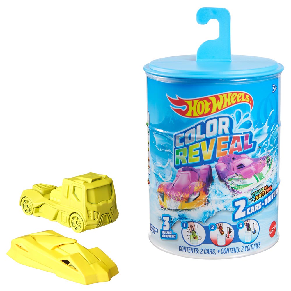 Hot Wheels - Color Reveal Vehicles - Color May Vary - 2pcs