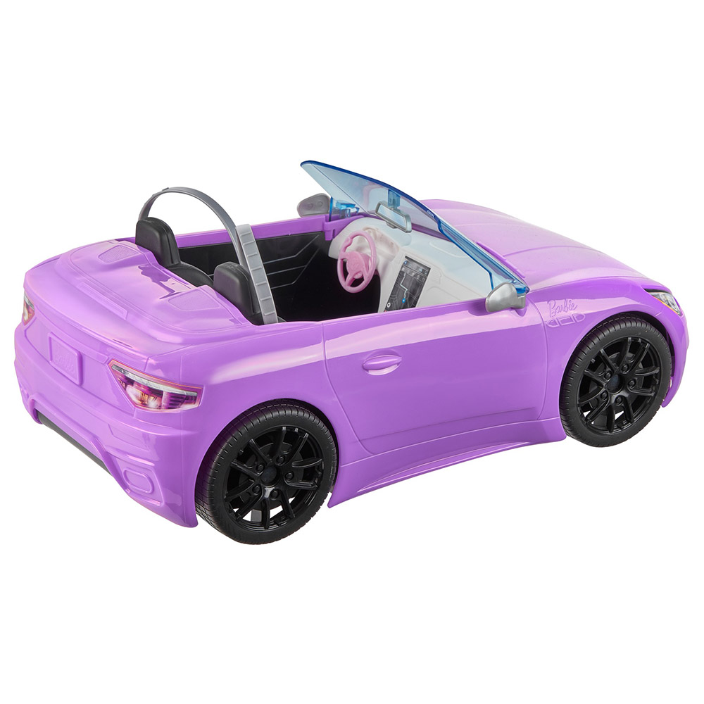 Barbie - Glam Convertible Vehicle With Doll