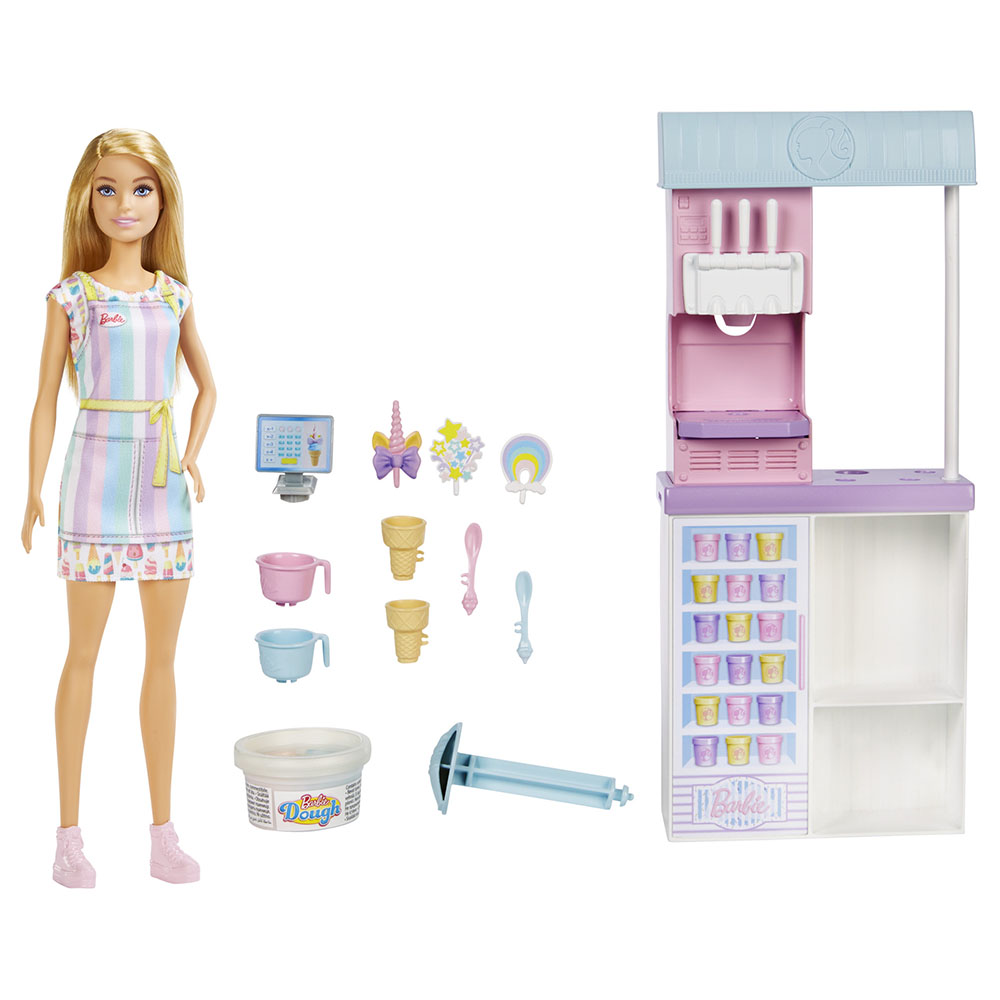 Barbie - Ice Cream Shopkeeper Playset