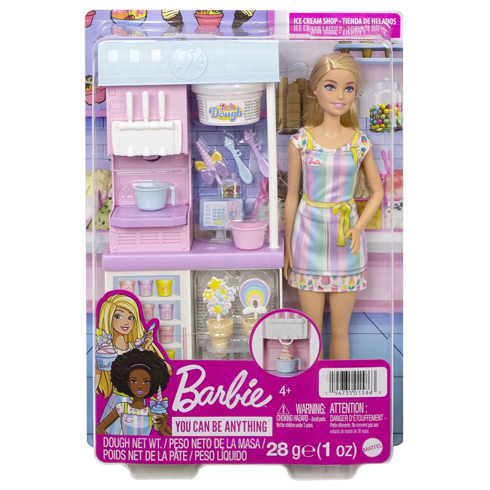 Barbie - Ice Cream Shopkeeper Playset
