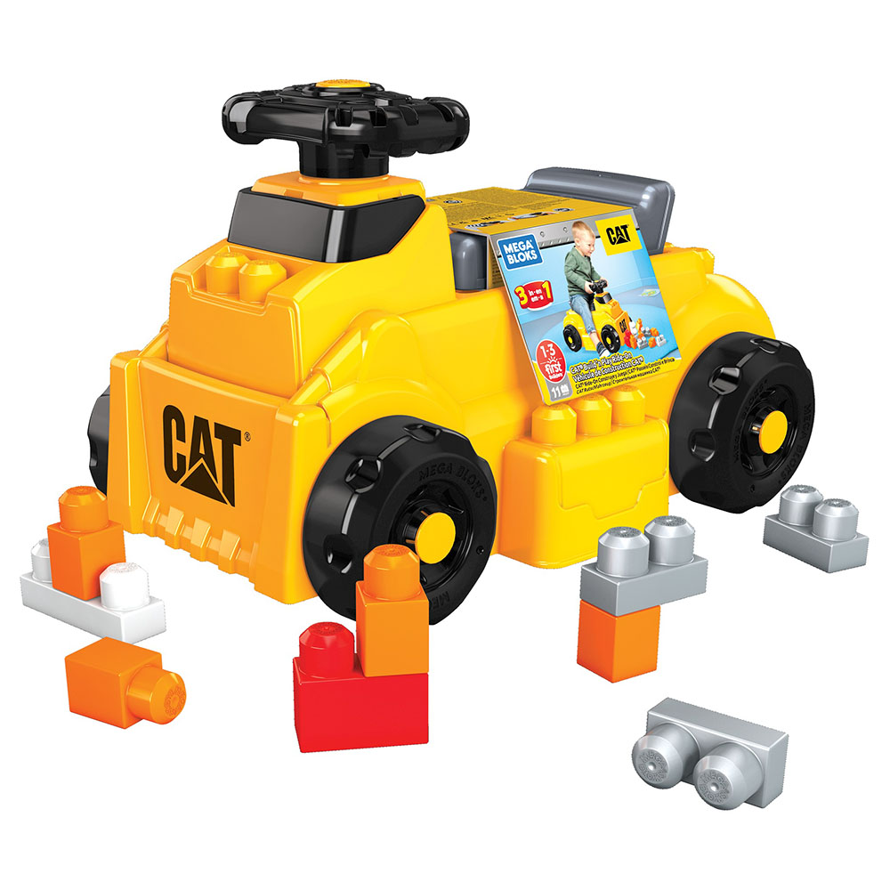 Mega Bloks - Cat Build 'N Play Ride-On Building Set