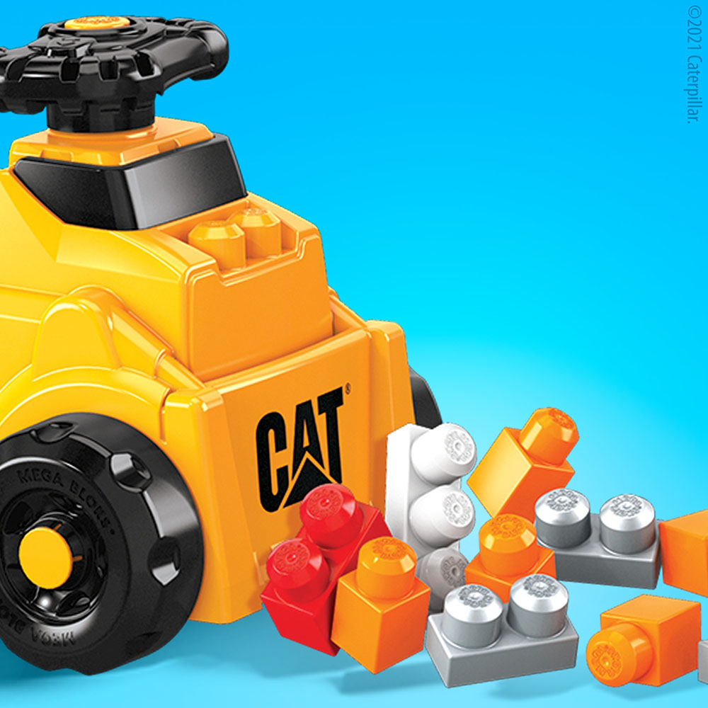 Mega Bloks - Cat Build 'N Play Ride-On Building Set