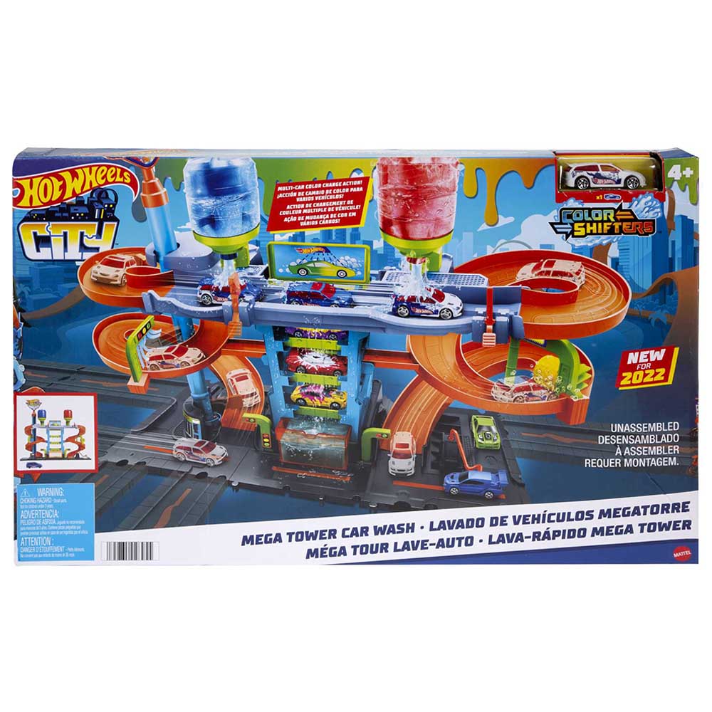 Hot Wheels - City Mega Car Wash Colour Shifters