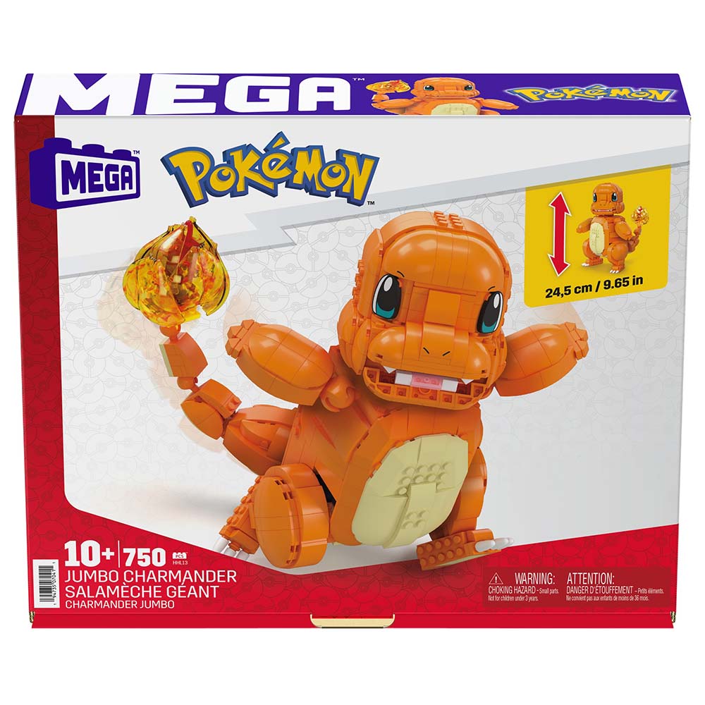 Pokemon - Mega Pokemon Jumbo Charmander Building Set - 750pcs
