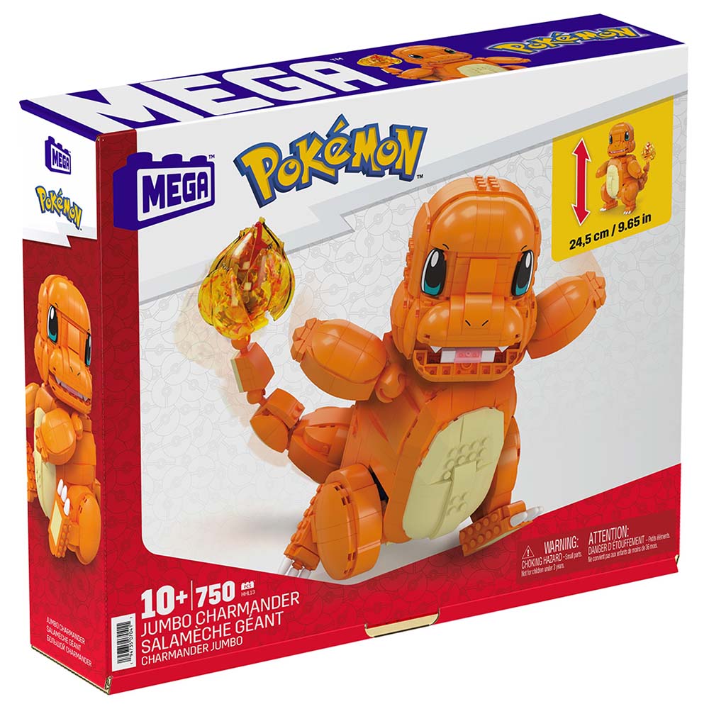 Pokemon - Mega Pokemon Jumbo Charmander Building Set - 750pcs