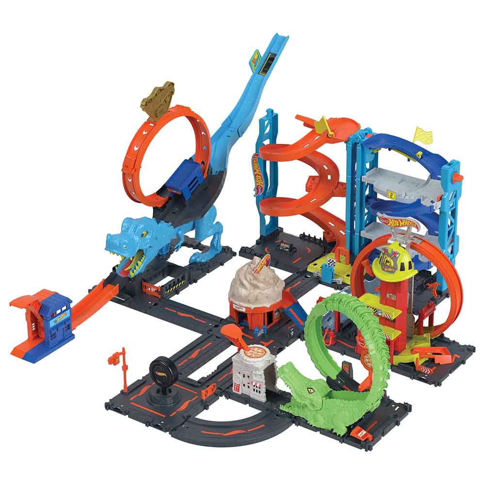 Hot Wheels - City Track Set With Toy Car
