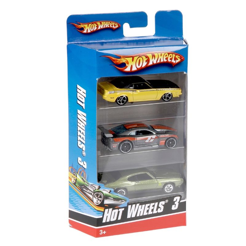 Hot Wheels Basic Cars 3 Pack - Assorted