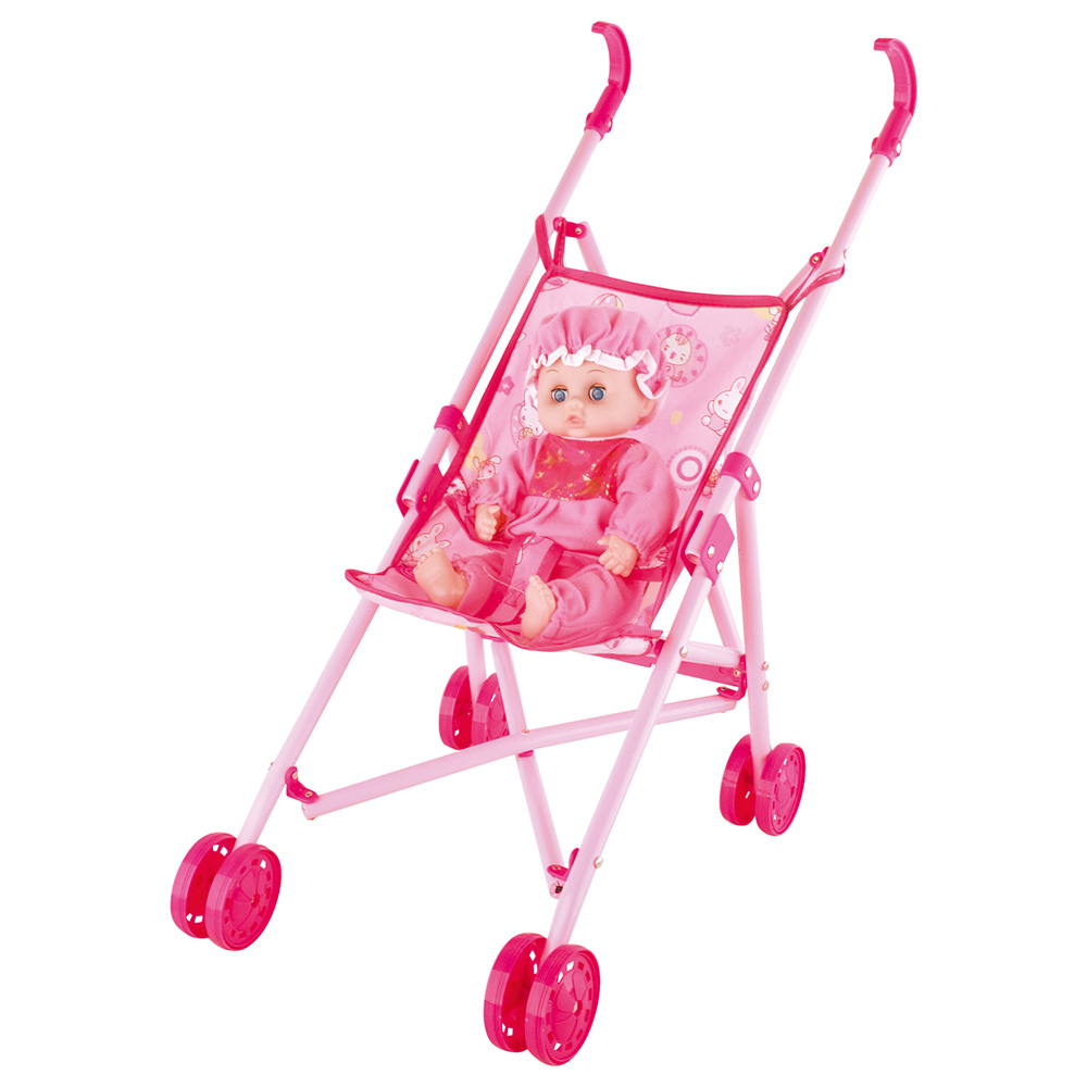 Power Joy - Cayla Trolley With Doll - 12-inch - Pink