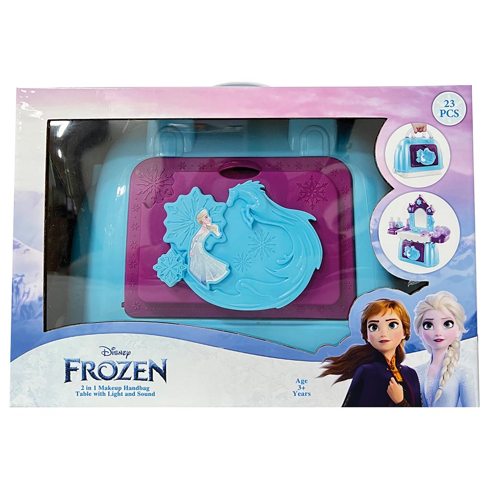 Disney - 2-In-1 Frozen Makeup Handbag Playset Light - 23pcs
