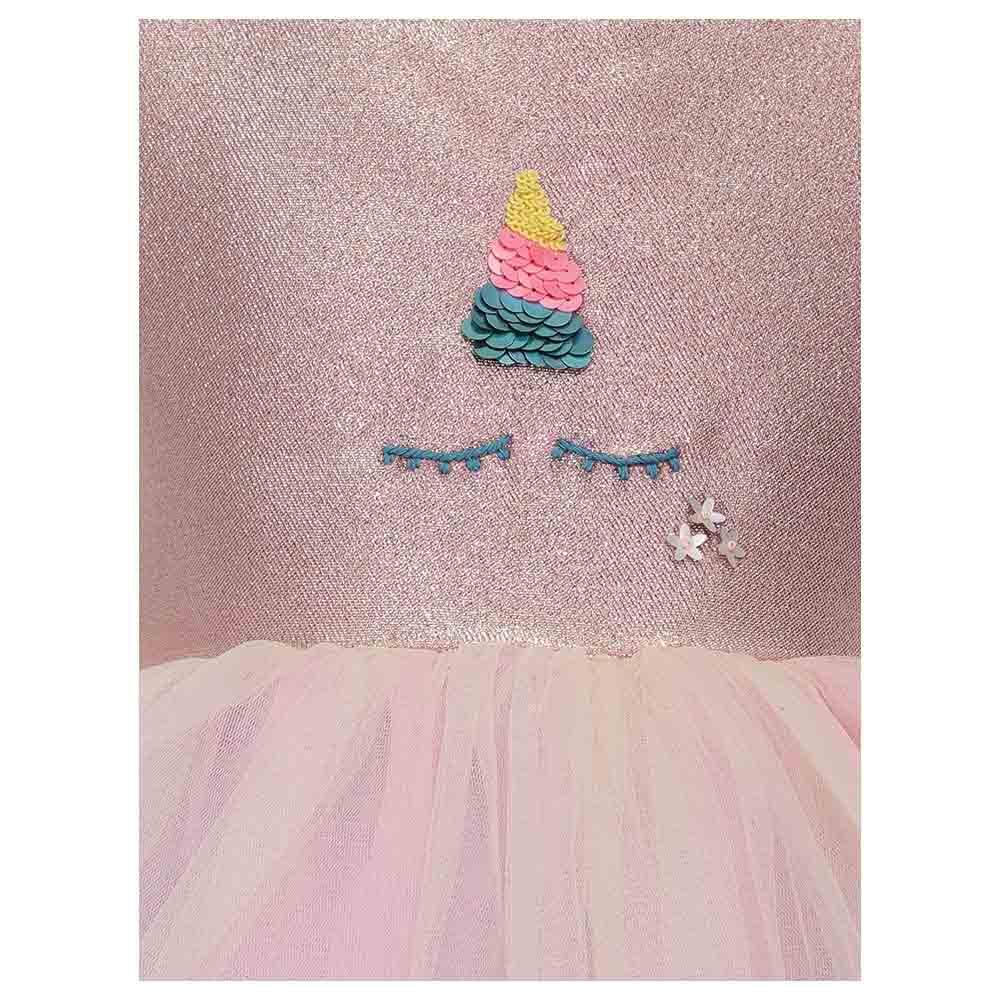 A Little Fable Unicorn Sleeveless Party Dress