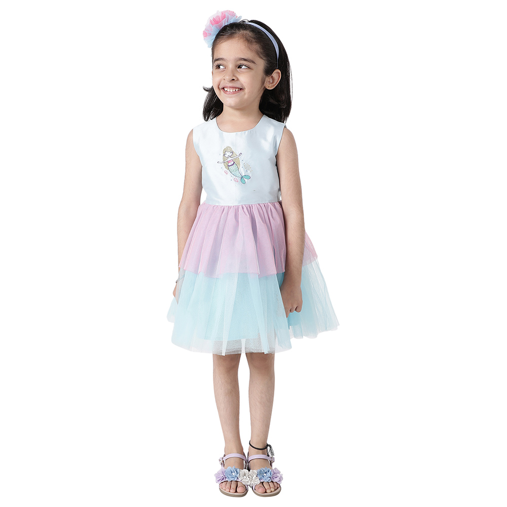 A Little Fable Girl's Enchanted Mermaid Dress