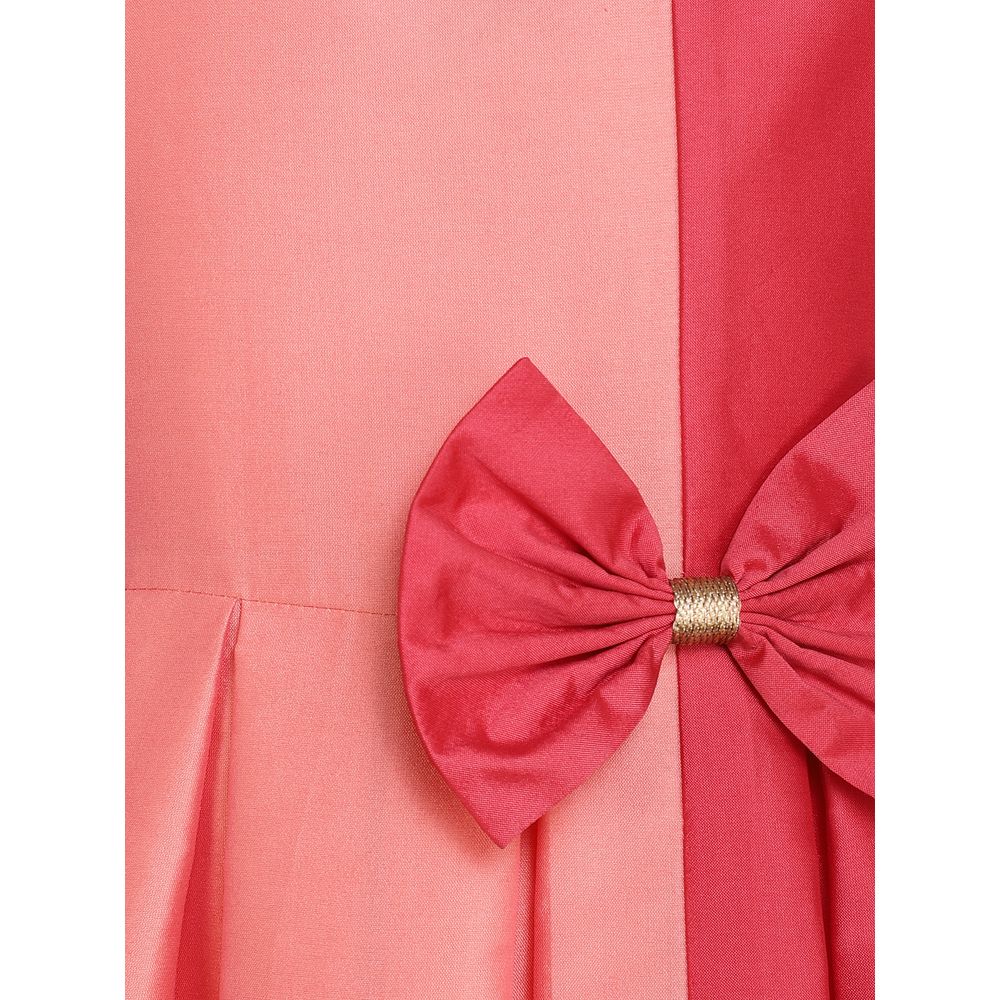 A Little Fable Color Block Bow Dress