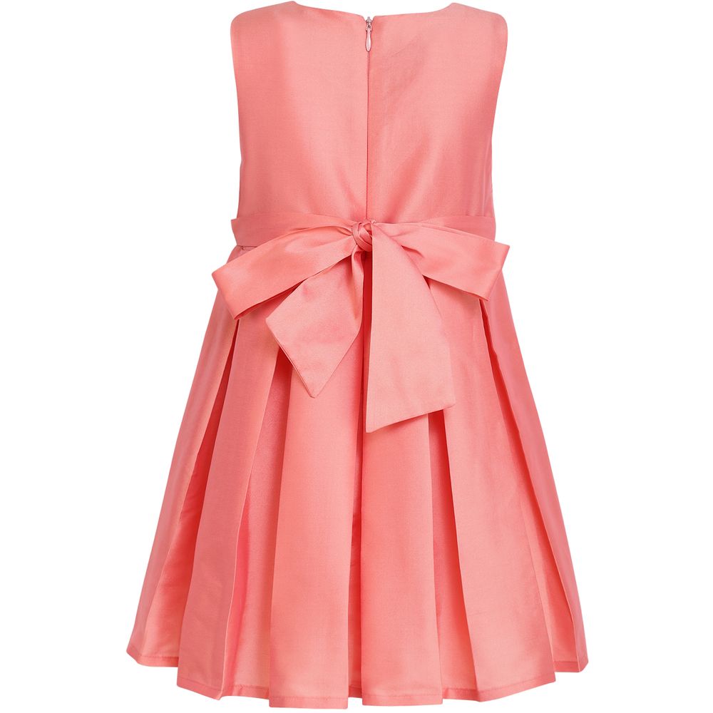 A Little Fable Color Block Bow Dress