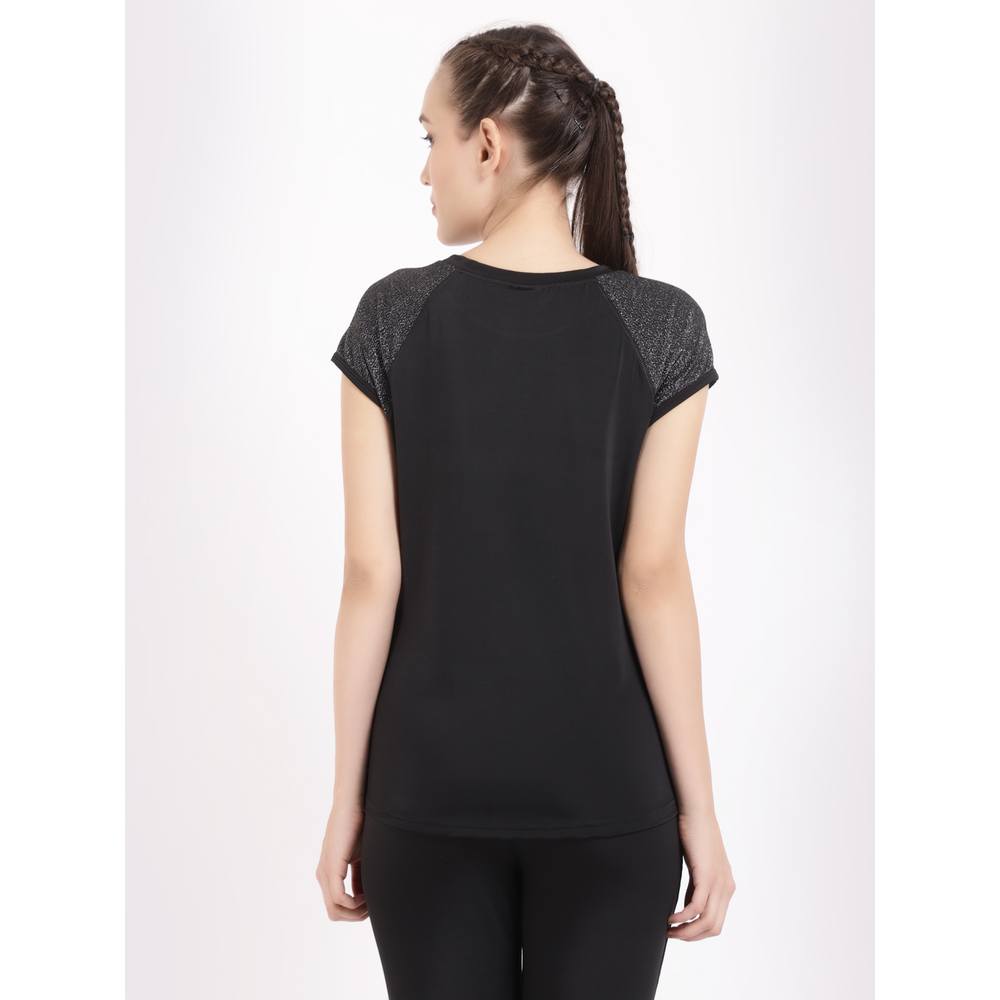 Studioactiv - Shimmer Feel Free Tee - Black