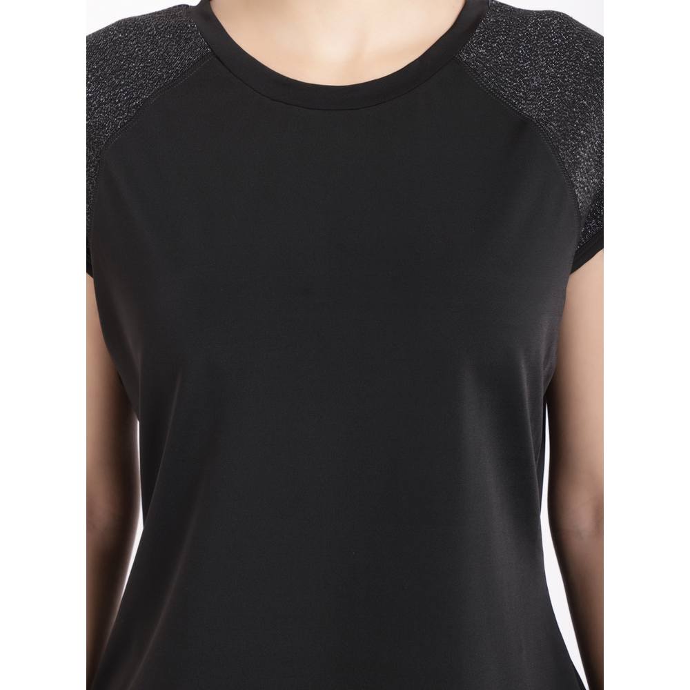 Studioactiv - Shimmer Feel Free Tee - Black