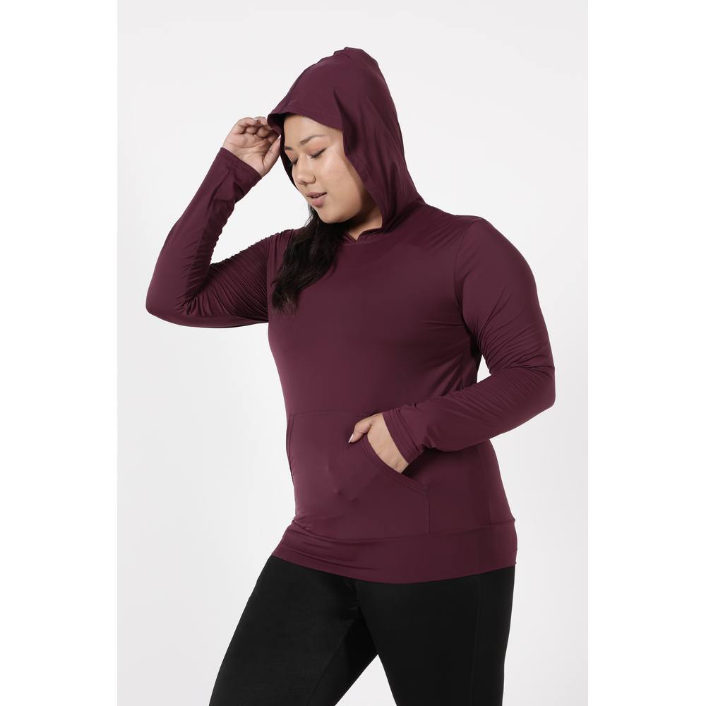 Studioactiv - Sassy Full Sleeves Hoodie - Maroon