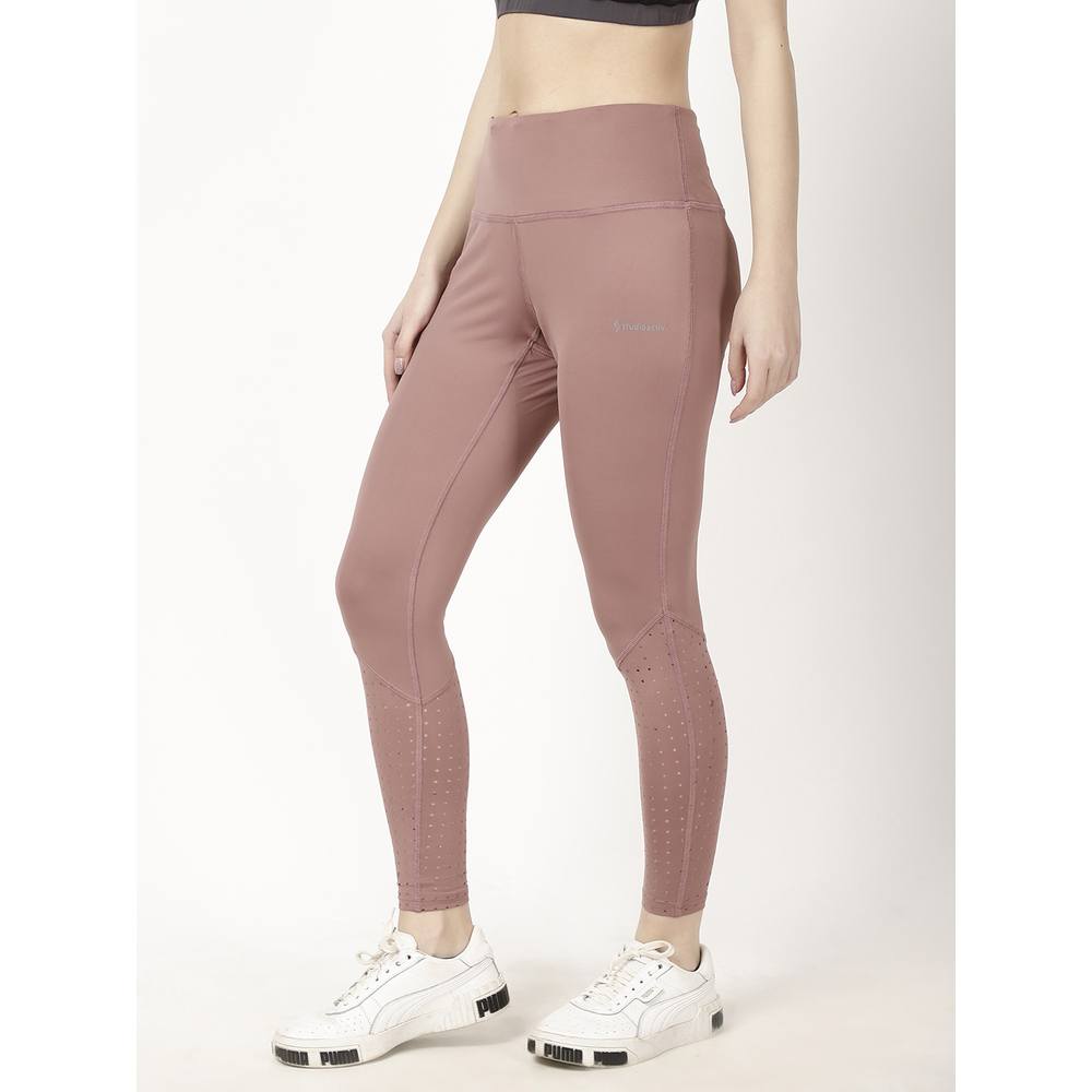 Studioactiv - Laser Cut Style Diva Leggings - Dusty Rose