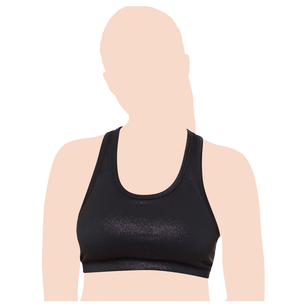 Studioactiv - Black Glitter Sports Bra