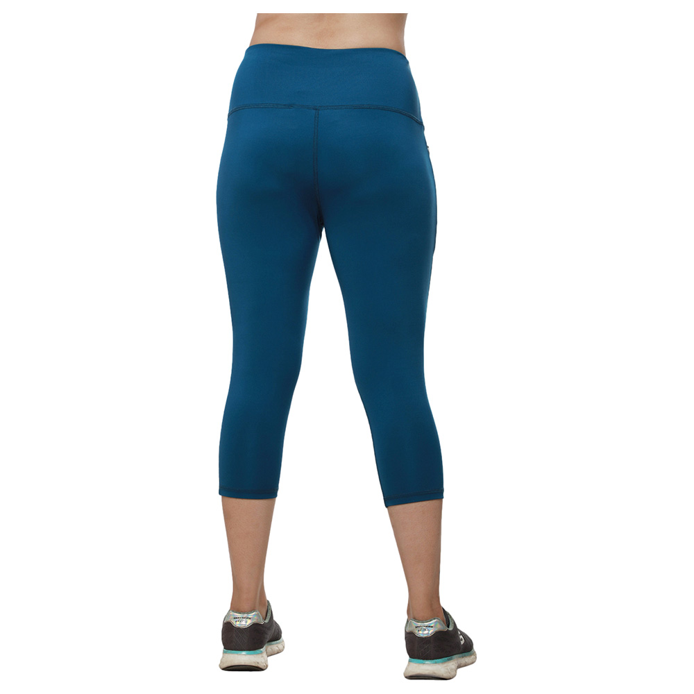 Studioactiv - Teal Black Style Diva Capri