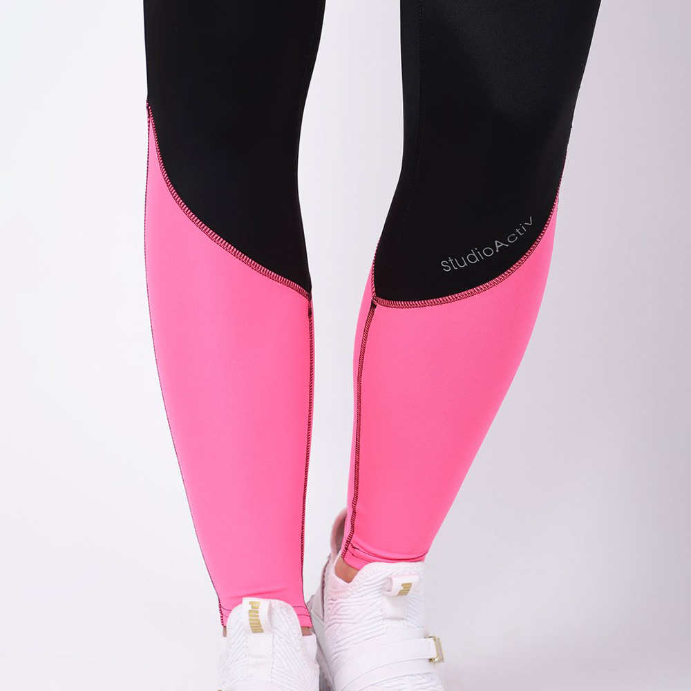 Studioactiv - Black-Neopink Style Diva Leggings