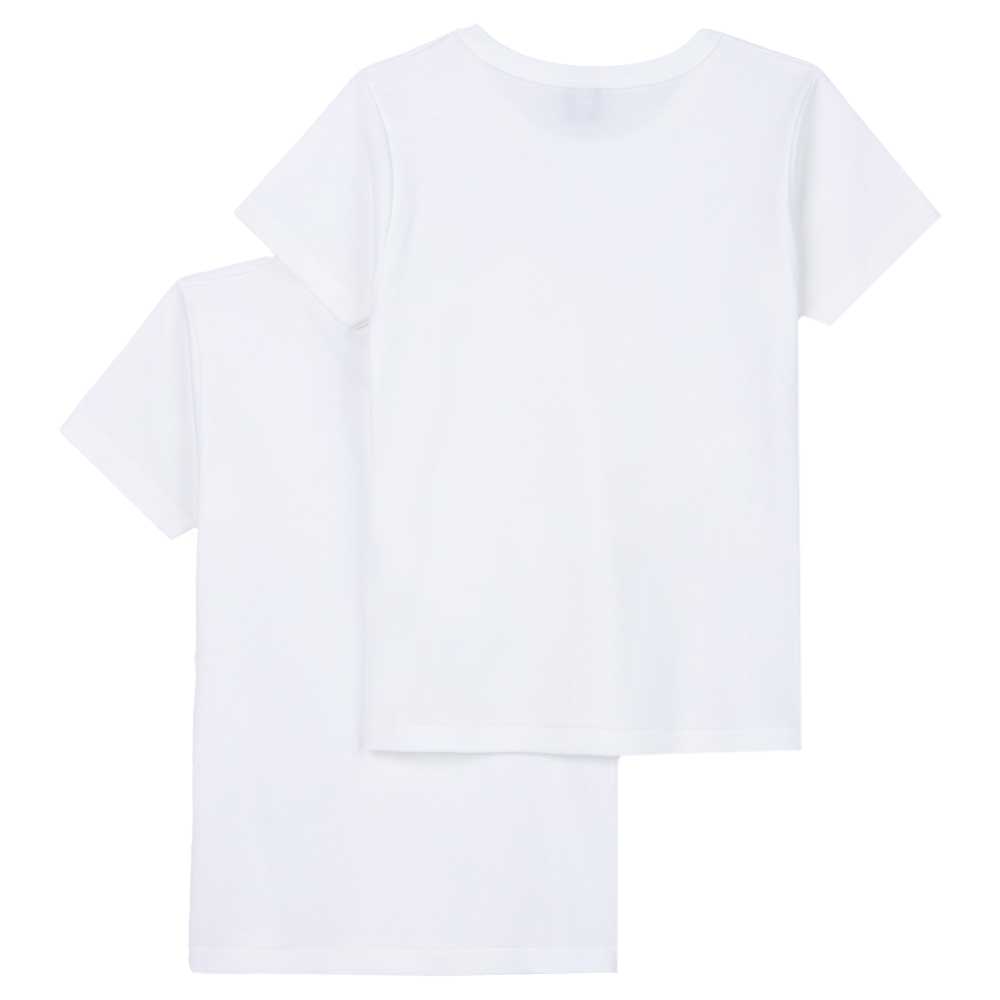 Petit Bateau Boy's Short-Sleeved T-Shirts - White - 2 Pcs