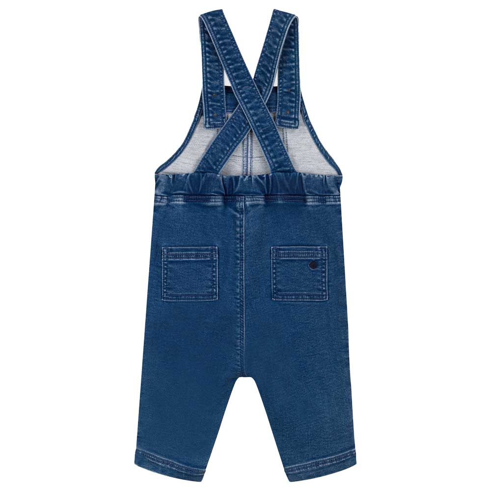 Petit Bateau Baby's Long Denim Dungarees - Blue