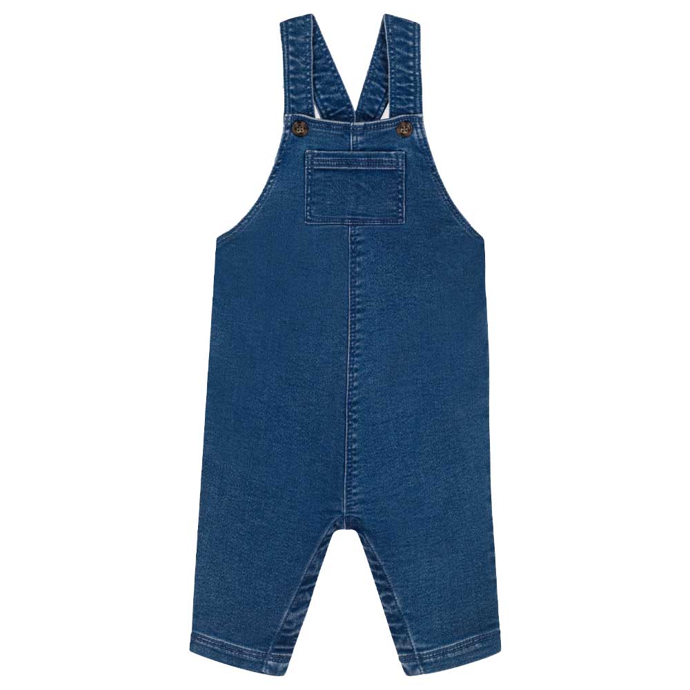 Petit Bateau Baby's Long Denim Dungarees - Blue
