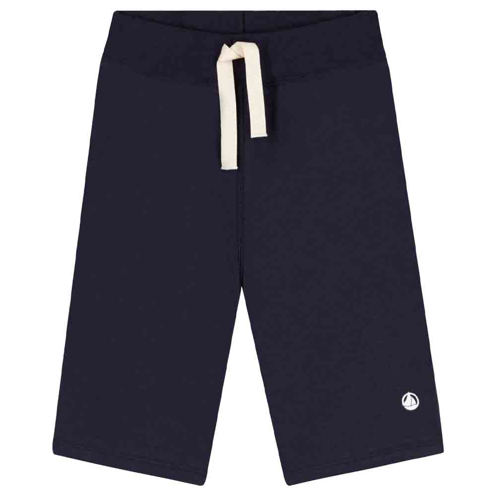 Petit Bateau Boy's Cotton Bermuda Shorts - Blue