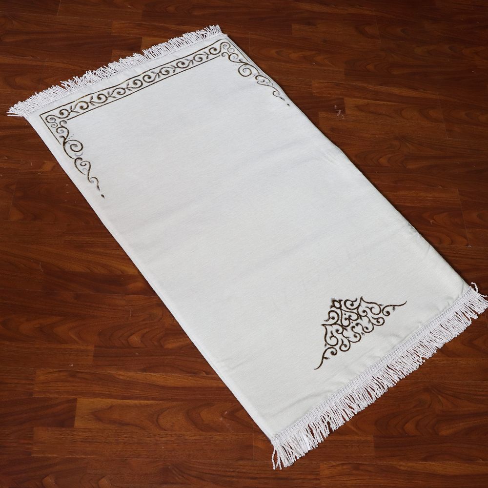 Sundus Salam Prayer Mat - Off White