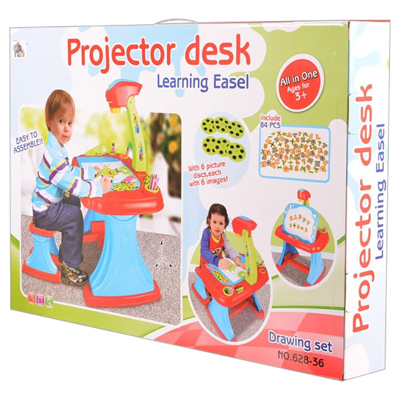 Tengjia - Projector Learning Desk - Red/Blue
