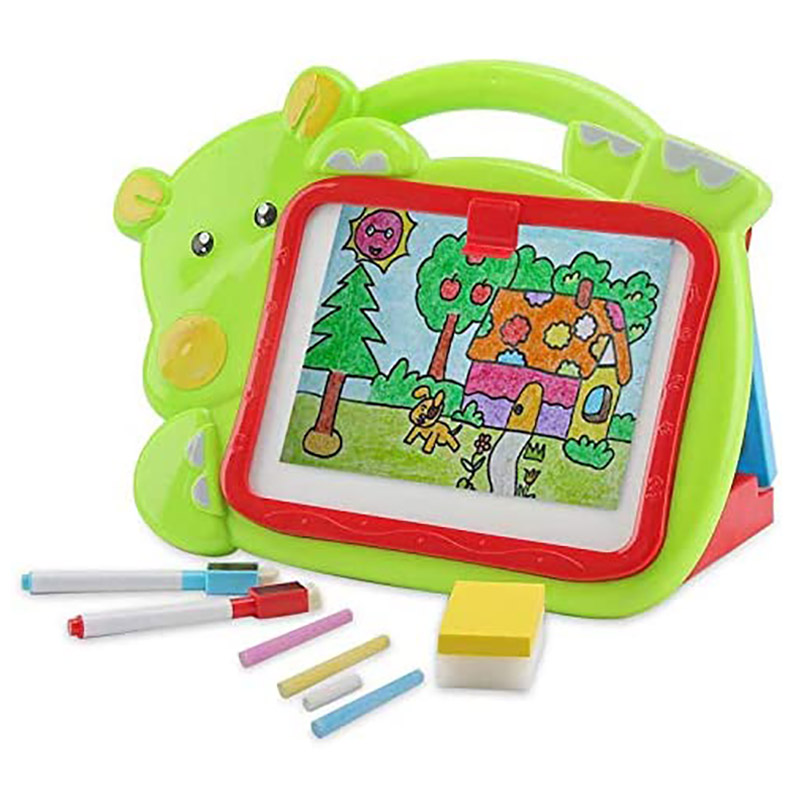 Tengjia - 2-In-1 Hippo Doodle Board - Green