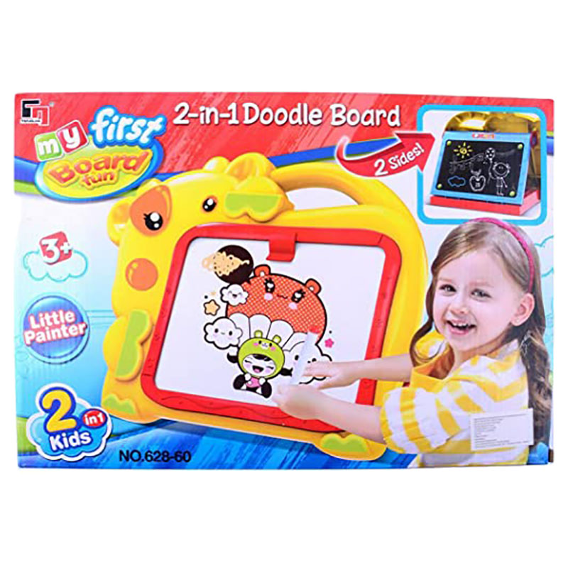 Tengjia - 2-In-1 Hippo Doodle Board - Yellow