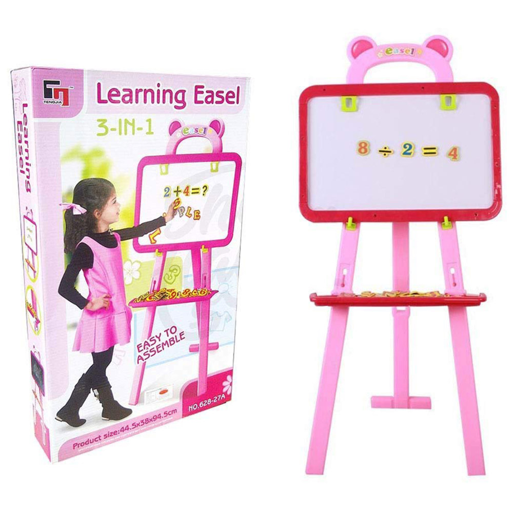 Tengjia - 3-In-1 Learning Easel - Pink