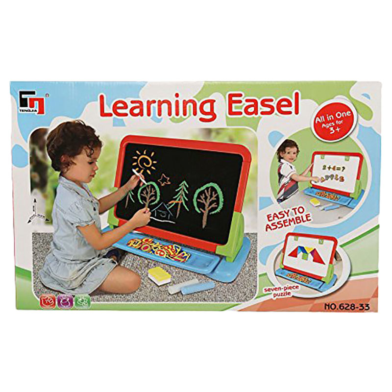 Tengjia - Two Sides Learning Easel - Red/Blue