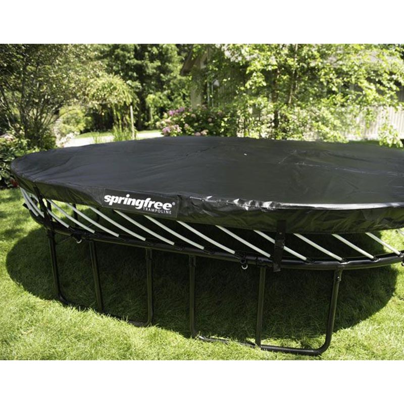 Springfree Trampoline Leather Cover O77 - Black