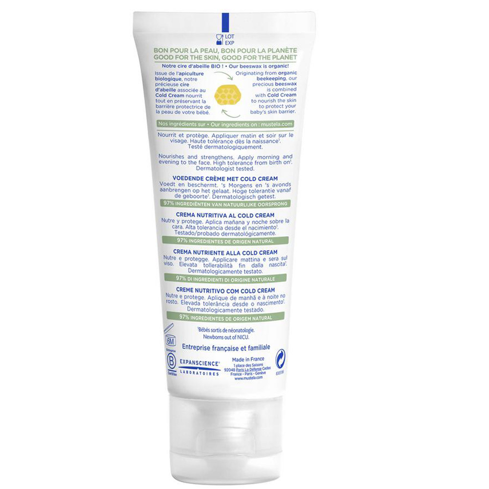 Mustela Nourishing Cream with Cold Cream Face 40ml