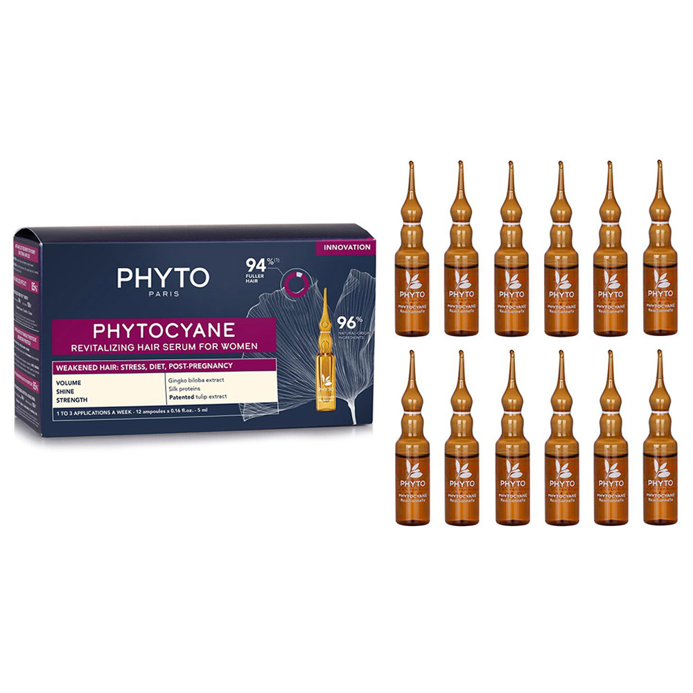 Phyto - Phytocyane Revitalizing Serum For Women 12pcs - 5ml