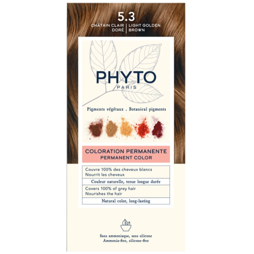 Phyto Phytocolor 5.3 Gold Light Chestnut Permanent Coloring