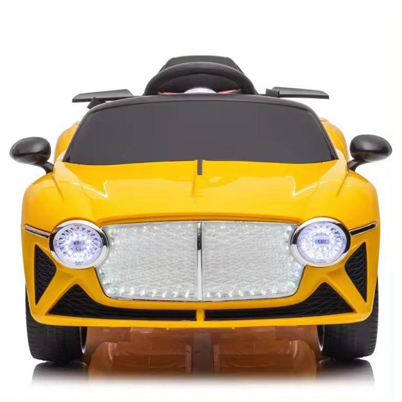 Amsham - Bentley Style Electric Kids Rideon Car - Yellow - 12V