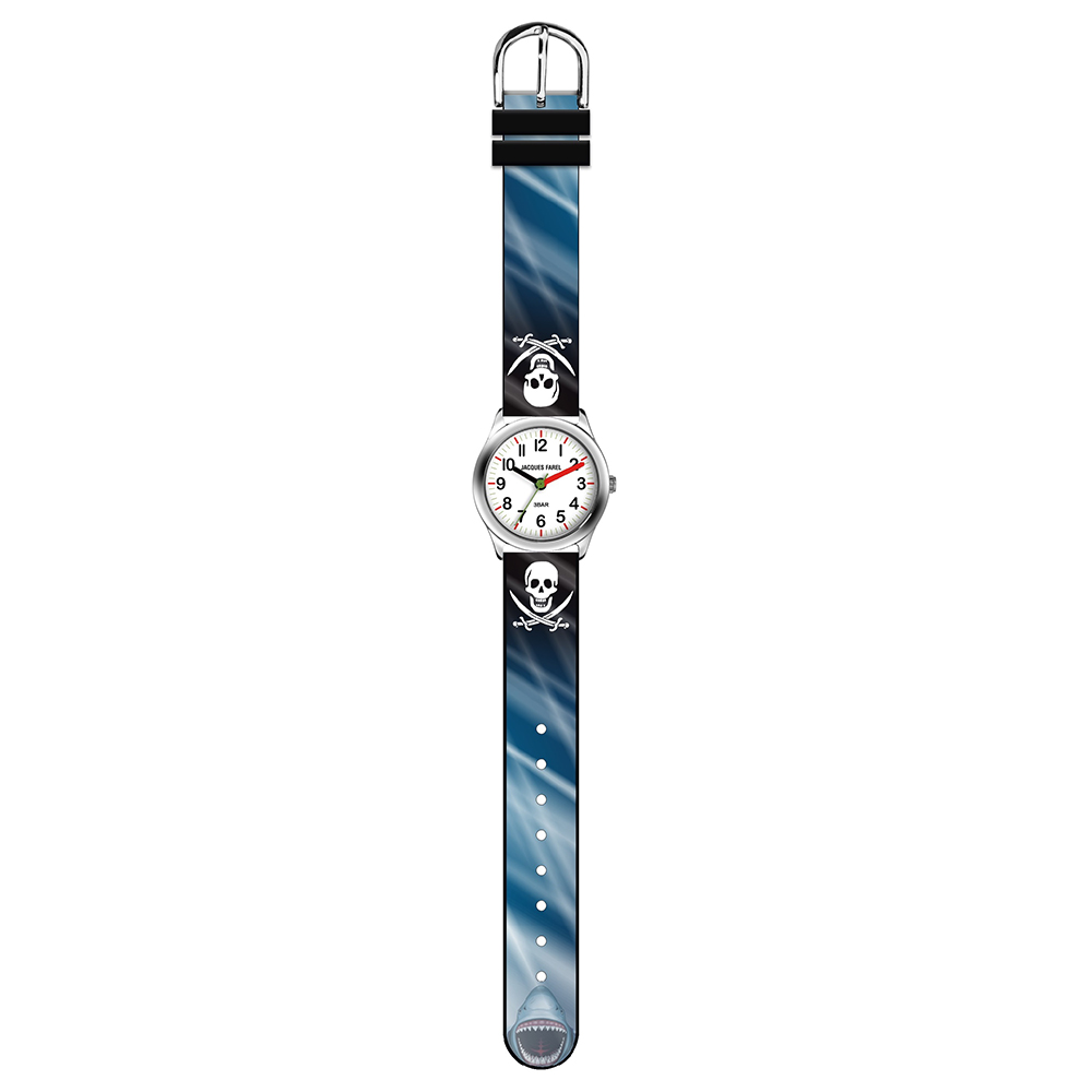 Jacques Farel Kids PU Leather Strap HCC555 Quartz Watch