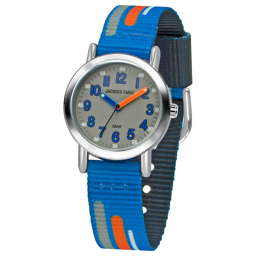Jacques Farel Children's Analogue Quartz Watch - Blue