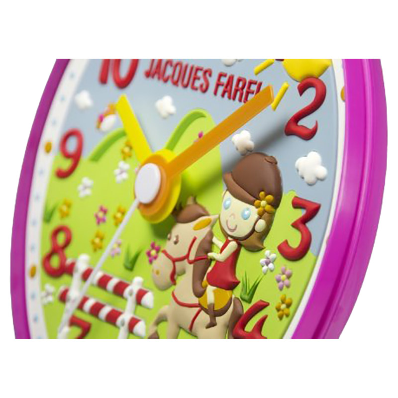 Jacques Farel - Horse Riding Excursion Kids Room Wall Clock