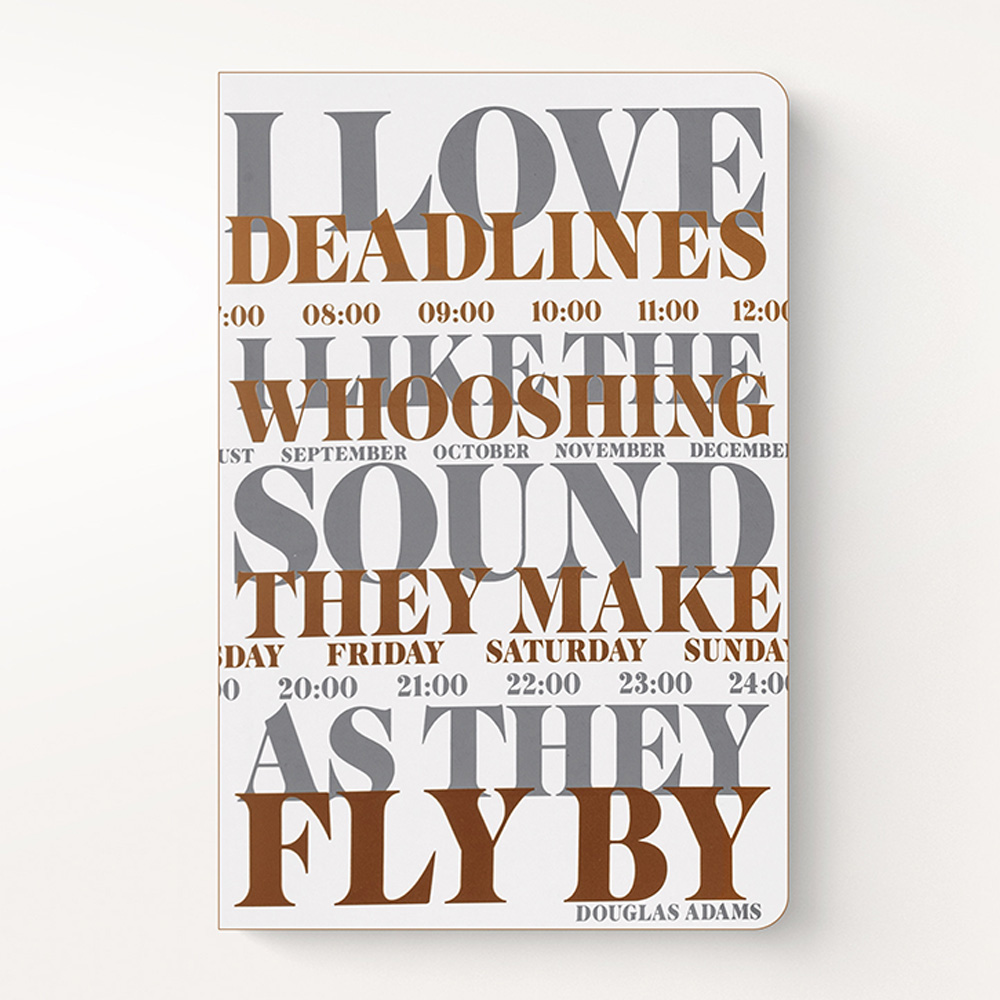 Nuuna - Graphic L - I Love Deadlines A5 Notebook