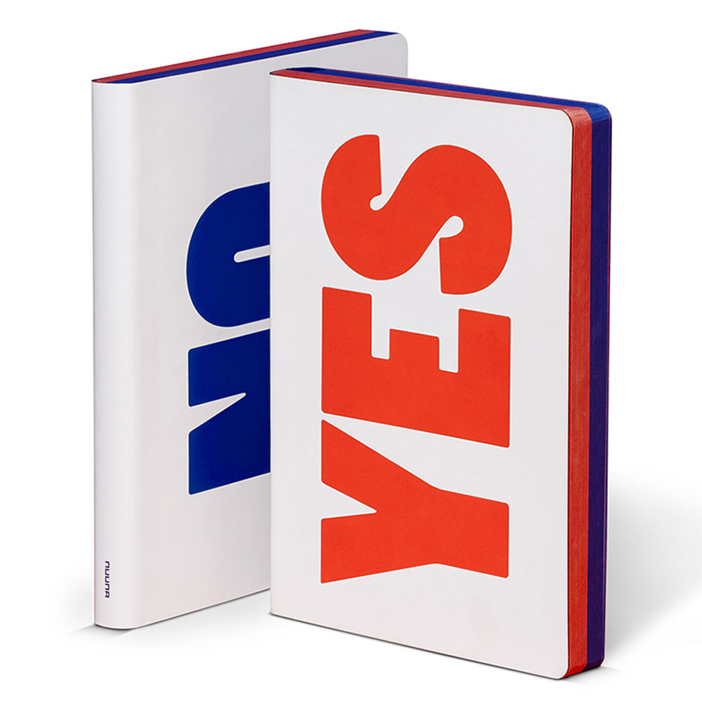 Nuuna - Graphic L - Yes - No 256 Pages Premium Notebook
