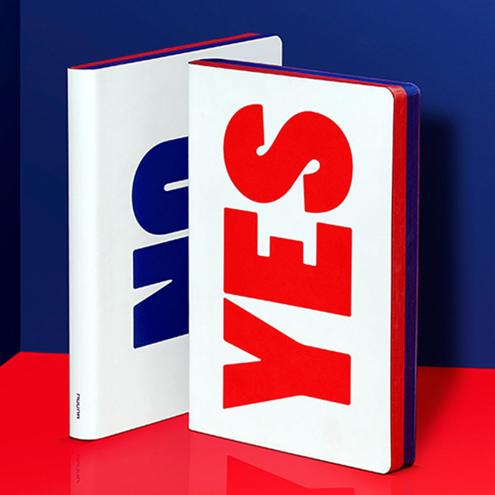Nuuna - Graphic L - Yes - No 256 Pages Premium Notebook